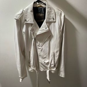 White Biker Jacket (ZARA)